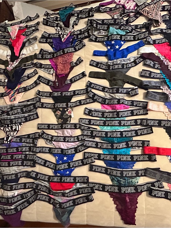 Victoria's Secret Other - Victoria’s Secret Pink Logo Thick Waist Band Panties discontinued lot 117 total